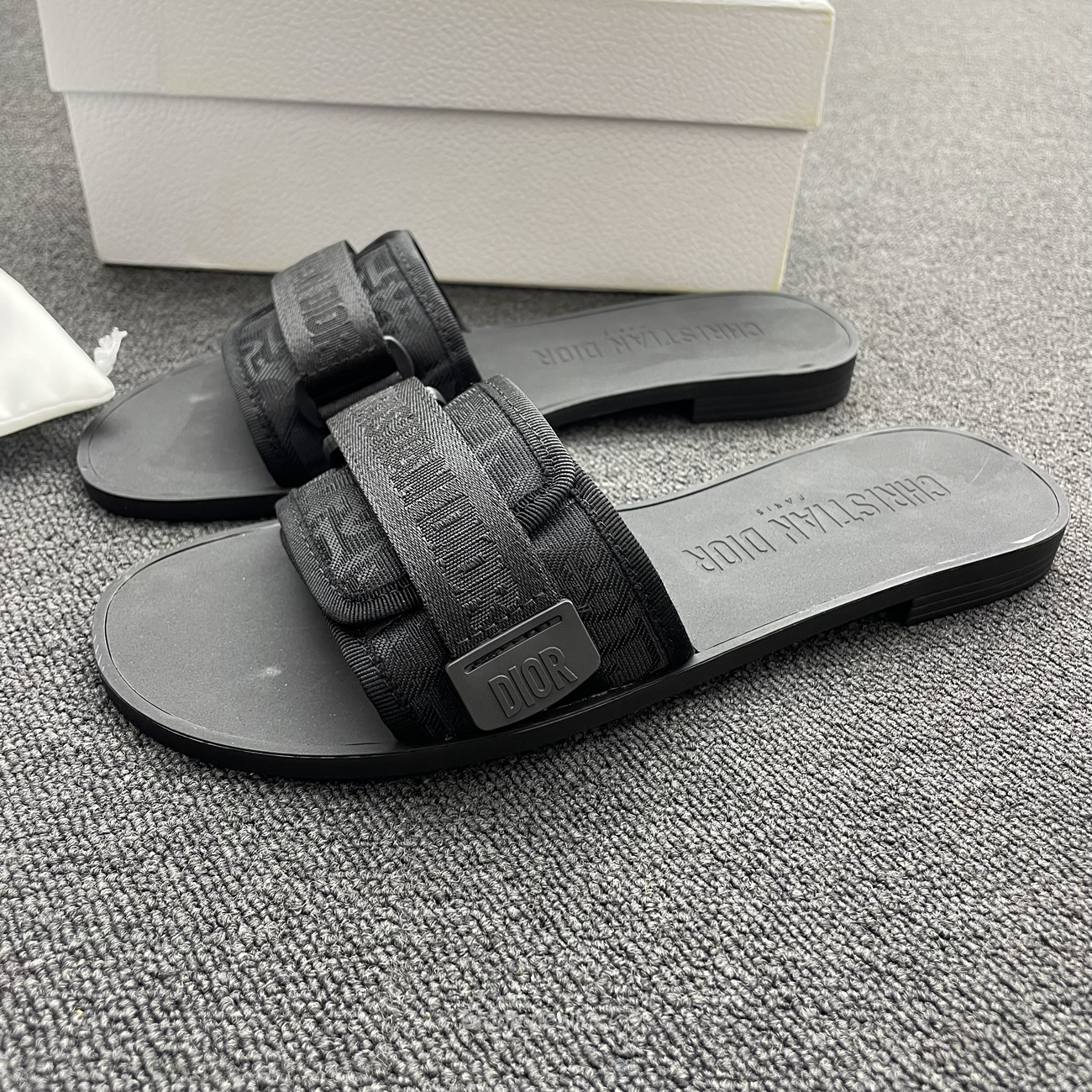 Dior 3d Velcro Sandals (6) - newkick.vip